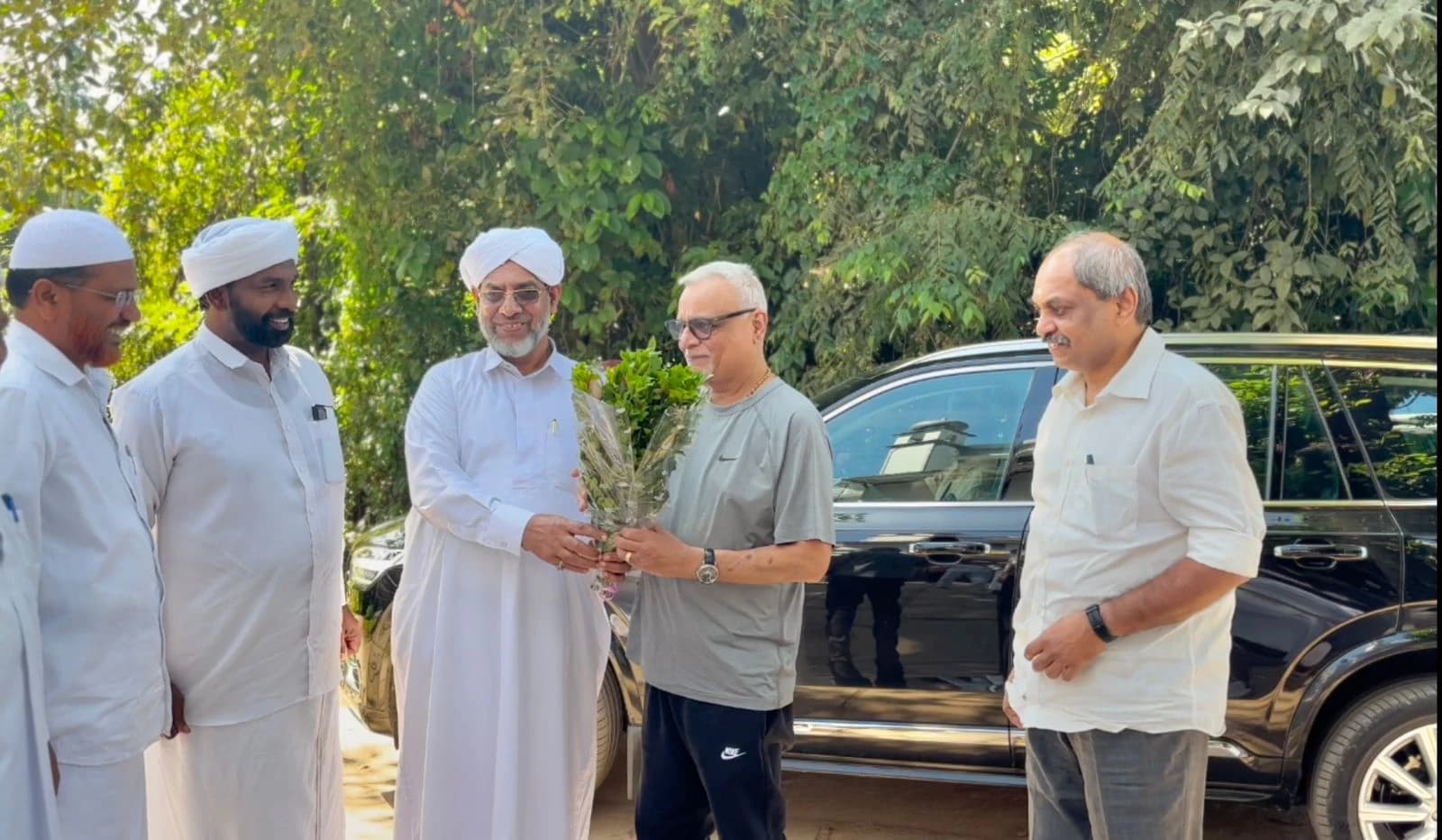 Visit of M.V. Shreyams Kumar